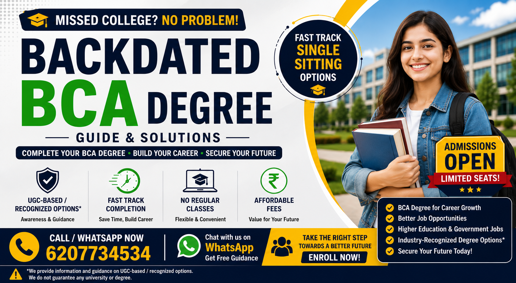 Backdated BCA Degree awareness and verification guide