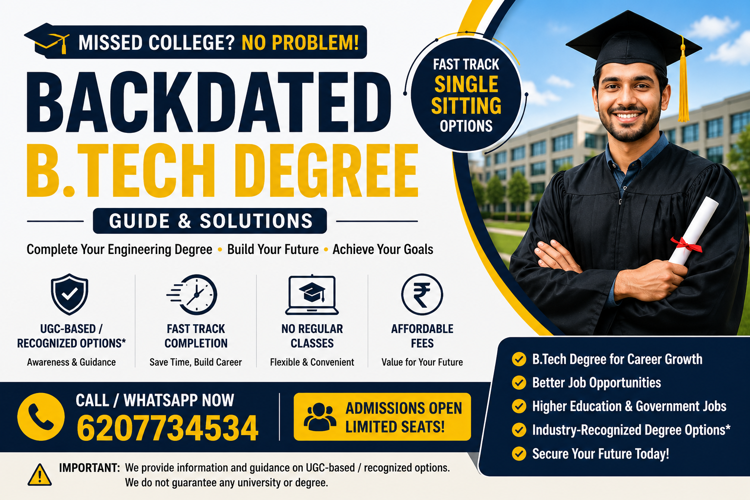 Backdated B.Tech Degree awareness and verification guide