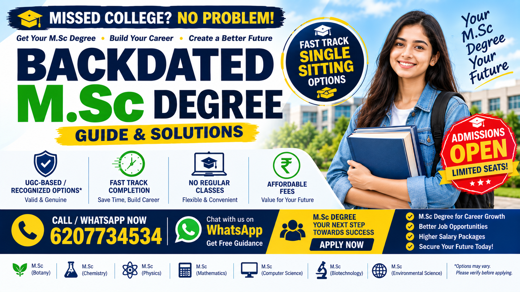Backdated M.Sc Degree awareness and verification guide