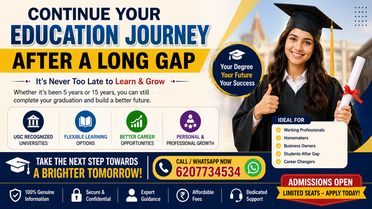 Graduation After Long Gap