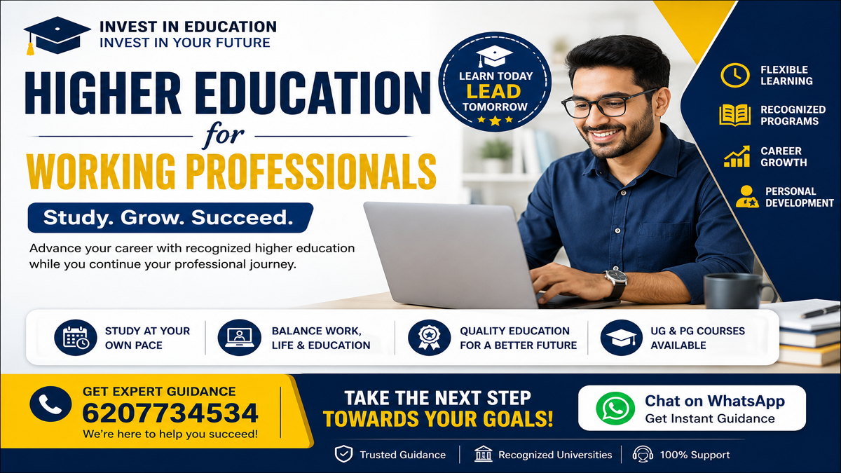 Higher Education for Working Professionals